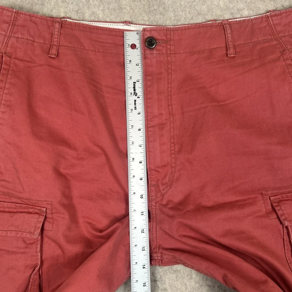 Levi's Shorts Mens 40 Rust‎ Red Cargo Paratrooper White Tab Preppy Casual